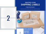 Avery Products Templates Frosted Clear Shipping Labels 936002 Avery Australia