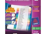 Avery Ready Index Template 31 Tab Avery Ready Index Table Of Contents Dividers 31 Tab Set