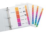 Avery Ready Index Template 5 Tab 11187 Professional Ready Index Dividers organization