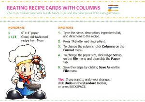 Avery Recipe Card Template Friendfeed Blog