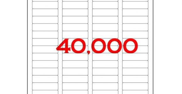 Avery Return Address Label Template 40000 Laser Ink Jet Labels 80up Return Address Template