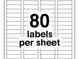 Avery Return Address Label Template 80 Labels Per Sheet Template Aiyin Template source