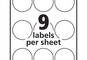 Avery Round Label Templates Avery White Print to the Edge Round Labels