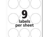 Avery Round Sticker Template Avery 22830 Labels