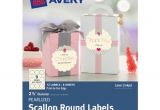 Avery Scallop Round Labels Template Avery Pearlized Scallop Round Labels 2 5 Inch Diameter