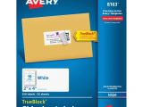 Avery Shipping Label 10 Per Sheet – 2 X 4 Template Avery 8163 White Shipping Labels with Trueblock Technology