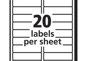 Avery Shipping Label 10 Per Sheet – 2 X 4 Template Avery Easy Peel Mailing Label Ave15661 Supplygeeks Com