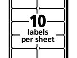 Avery Shipping Label Template 5163 2 X 4 Label Template 10 Per Sheet Pccatlantic