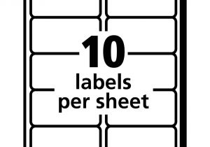 Avery Shipping Label Template 5163 2 X 4 Label Template 10 Per Sheet Pccatlantic
