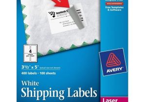 Avery Shipping Label Template 5168 Avery Easy Peel White Shipping Labels Ave5168