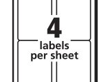 Avery Shipping Label Template 8168 Avery Shipping Labels for Inkjet Printers 3 5 X 5 Inches