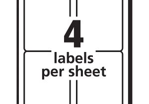 Avery Shipping Label Template 8168 Avery Shipping Labels for Inkjet Printers 3 5 X 5 Inches