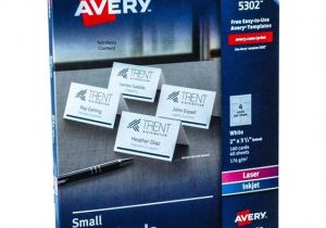 Avery Small Tent Card Template Avery 5302 Small Tent Cards 2 X 3 1 2 Quot White Box Of 160