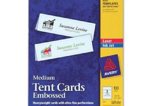 Avery Small Tent Card Template Avery 5305 Laser Tent Card
