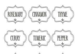 Avery Spice Labels Template Avery 10 Labels Per Sheet Template or Free Printable