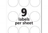 Avery Sticker Templates Circle Avery 22830 Labels