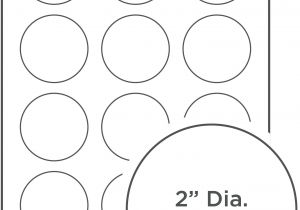 Avery Sticker Templates Circle Round Labels