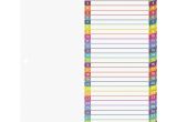 Avery Table Of Contents Template 31 Tab Avery Ready Index 1 31 Tab Dividers 31 Tabs Multiple