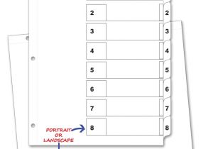 Avery Table Of Contents Template 8 Tab Printable 8 Tab Divider Template 2017 2018 Best Cars