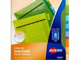 Avery Template 11901 Avery Big Tab Insertable Plastic Dividers 8 Tabs Divider