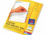 Avery Template 16281 Avery assorted Printable Repositional Plastic Tabs 96pk