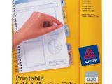 Avery Template 16281 Cheap Index Tabs Tab Inserts Office Products