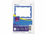 Avery Template 5144 Avery Printable Self Adhesive Name Badges Ave5144