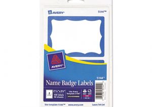 Avery Template 5144 Avery Printable Self Adhesive Name Badges Ave5144