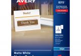 Avery Template 8315 Avery Greeting Cards with Envelopes White 60 Count 8315