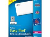 Avery Template Address Labels Avery Rectangle 0 67 Quot X 1 75 Quot Easy Peel Return Address