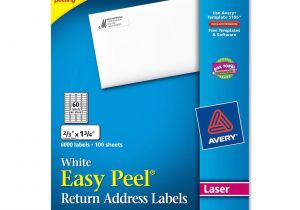 Avery Template Address Labels Avery Rectangle 0 67 Quot X 1 75 Quot Easy Peel Return Address