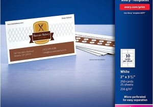 Avery Templates 5371 Business Cards Avery Business Cards for Laser Printers 5371 Avery