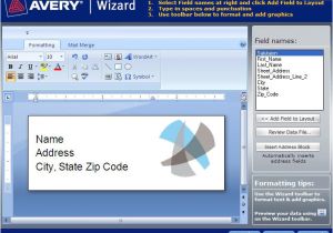 Avery Templates and software How to Mail Merge Using Avery Wizard software for