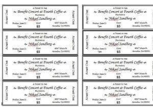 Avery Templates for event Tickets 7 Best Images Of Avery Printable event Tickets Avery