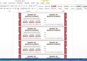 Avery Templates for event Tickets Avery event Ticket Template Unique Free Summer themed