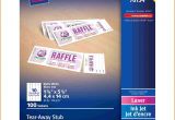 Avery Templates for event Tickets Avery Ticket Template Authorization Letter Pdf