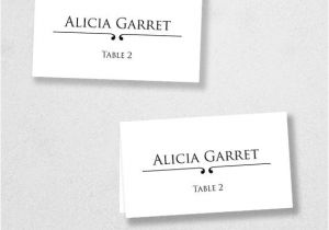 Avery Templates Place Cards Items Similar to Avery Place Card Template Instant