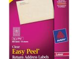 Avery Templates Return Address Labels Avery 15667 Easy Peel Return Address Label 0 5 Quot Width X 1