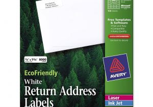 Avery Templates Return Address Labels Ecofriendly Return Address Label Avery Dennison 48467