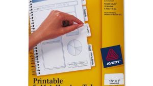 Avery Templates Tabs Avery Printable Tabs Self Adhesive White 80 Pk Ld