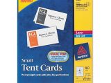 Avery Tent Card Templates Avery 5302 Tent Cards Inkjet Laser Small 160 Cards New