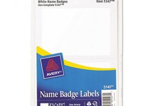 Avery White Adhesive Name Badges 5395 Template Bettymills Avery Removable Adhesive Print or Write Name