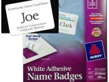 Avery White Adhesive Name Badges 8395 Template Avery 5395 White Adhesive Name Badges 2 1 3 X 3 3 8 Quot