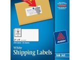 Avery White Shipping Labels 5163 Template Avery 8163 White Inkjet Shipping Labels Permanent Adhesive