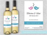 Avery Wine Label Template Personalized Wedding Wine Bottle Labels by Fairytaleweddingpro