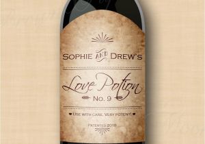 Avery Wine Label Templates Antiqued Halloween Magic Potion Wine Labels Text Editable