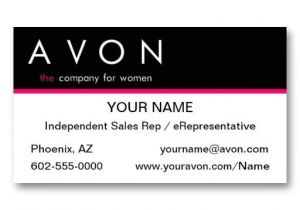 Avon Business Card Template 17 Best Avon Business Cards Templates Images On Pinterest