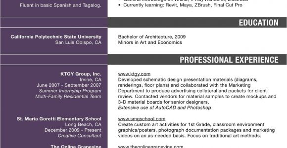 Aws Basic Resume Architecture Resume Pdf Resume for Architects