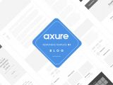 Axure Tablet Template Axure Responsive Template Blog Website 1