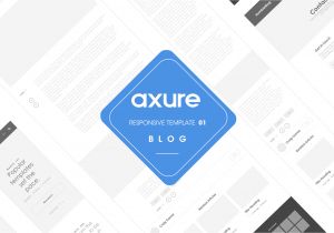 Axure Tablet Template Axure Responsive Template Blog Website 1
